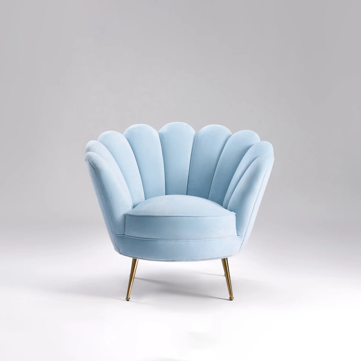 Flower Blue Chair