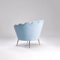 Flower Blue Chair