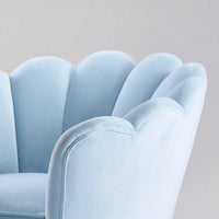 Flower Blue Chair