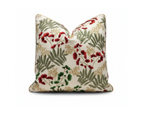 Garden Linen Throw Pillow