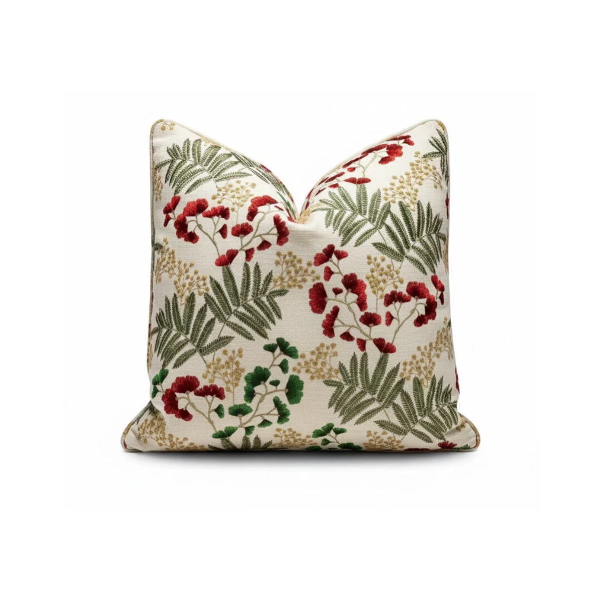 Garden Linen Throw Pillow