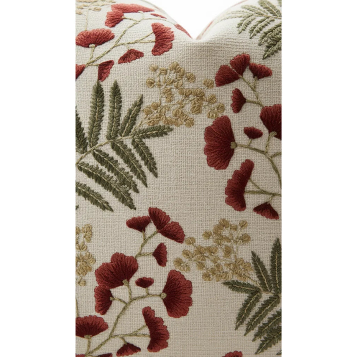 Garden Linen Throw Pillow