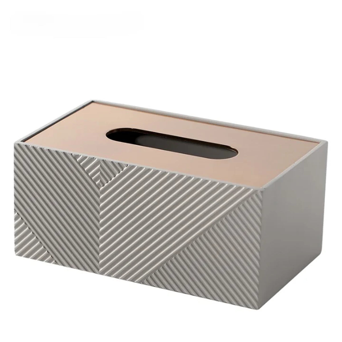 Geomatic Beige Tissue Box