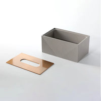 Geomatic Beige Tissue Box