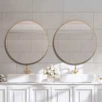 Gold Brushed Mirror