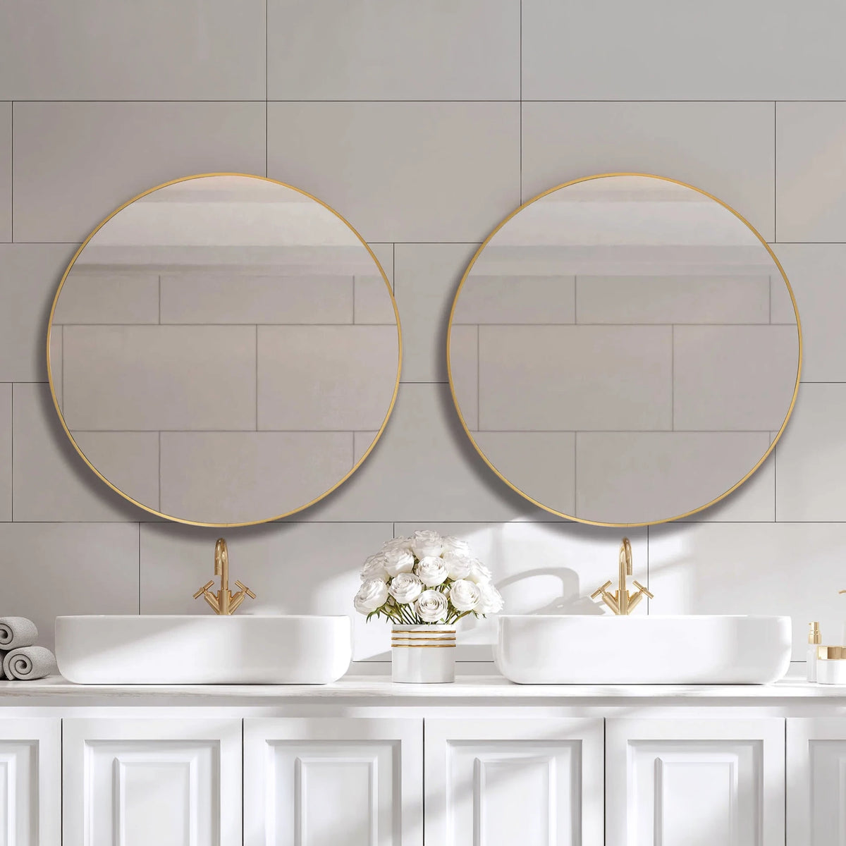 Gold Brushed Mirror