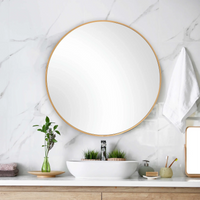 Gold Brushed Mirror