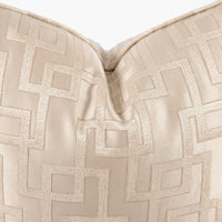 Gold Geometric Pillow