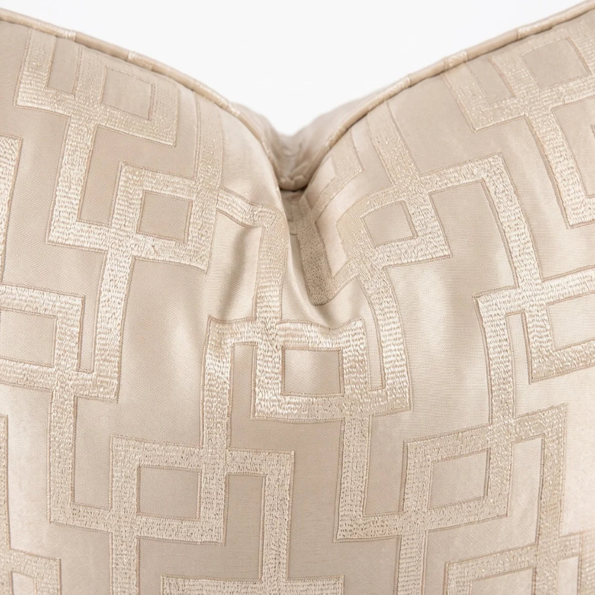 Gold Geometric Pillow