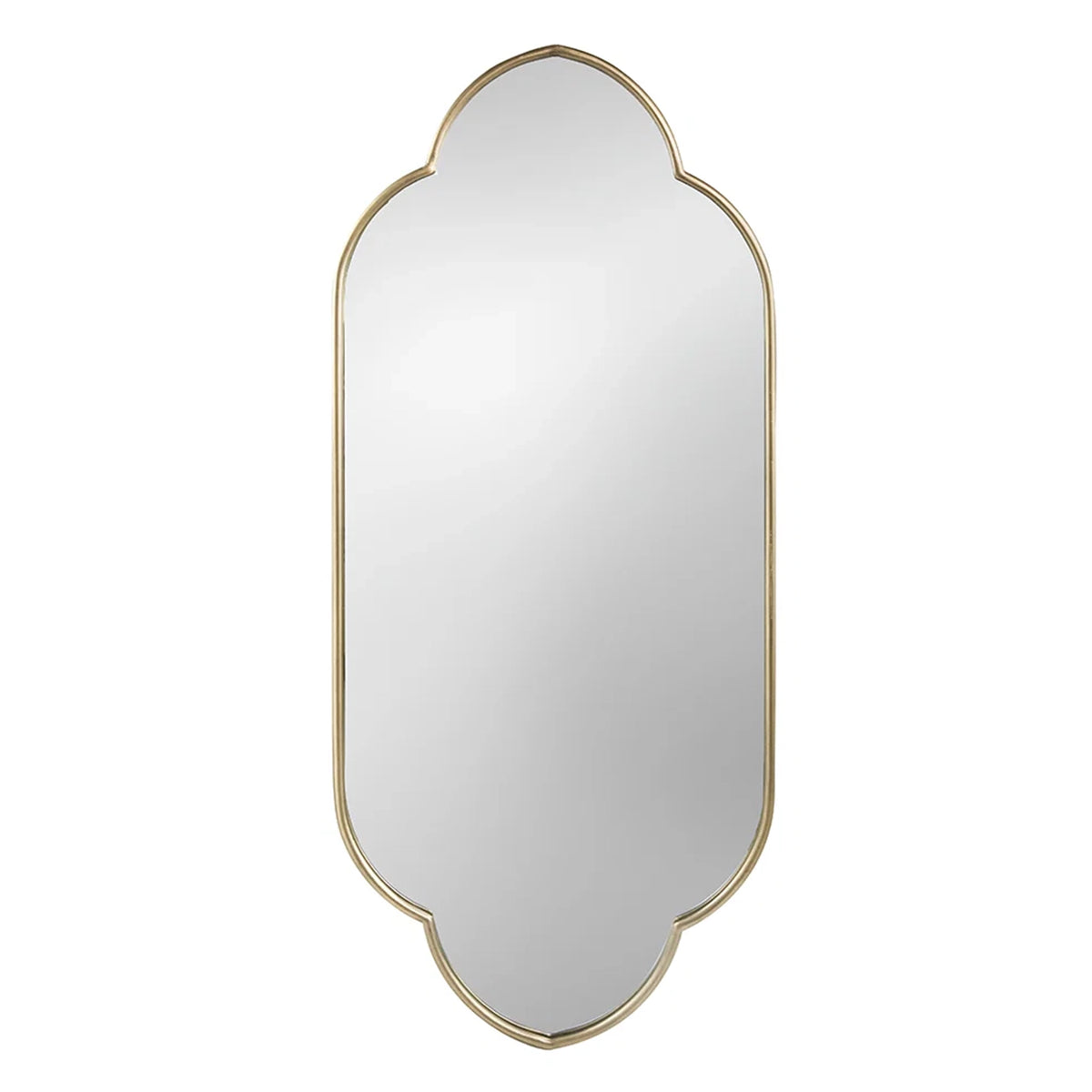 Greek Oval Metal Wall Mirror