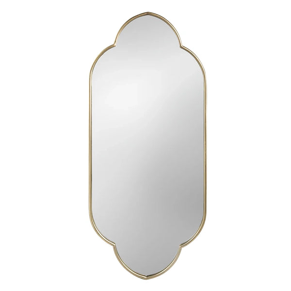 Greek Oval Metal Wall Mirror
