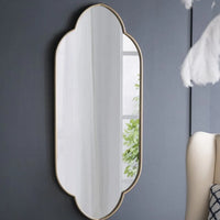 Greek Oval Metal Wall Mirror