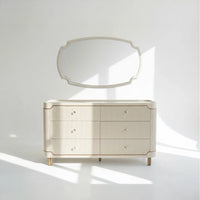 Ivory Dresser & Mirror