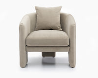 Kylie Arm Chair - Natural Beige