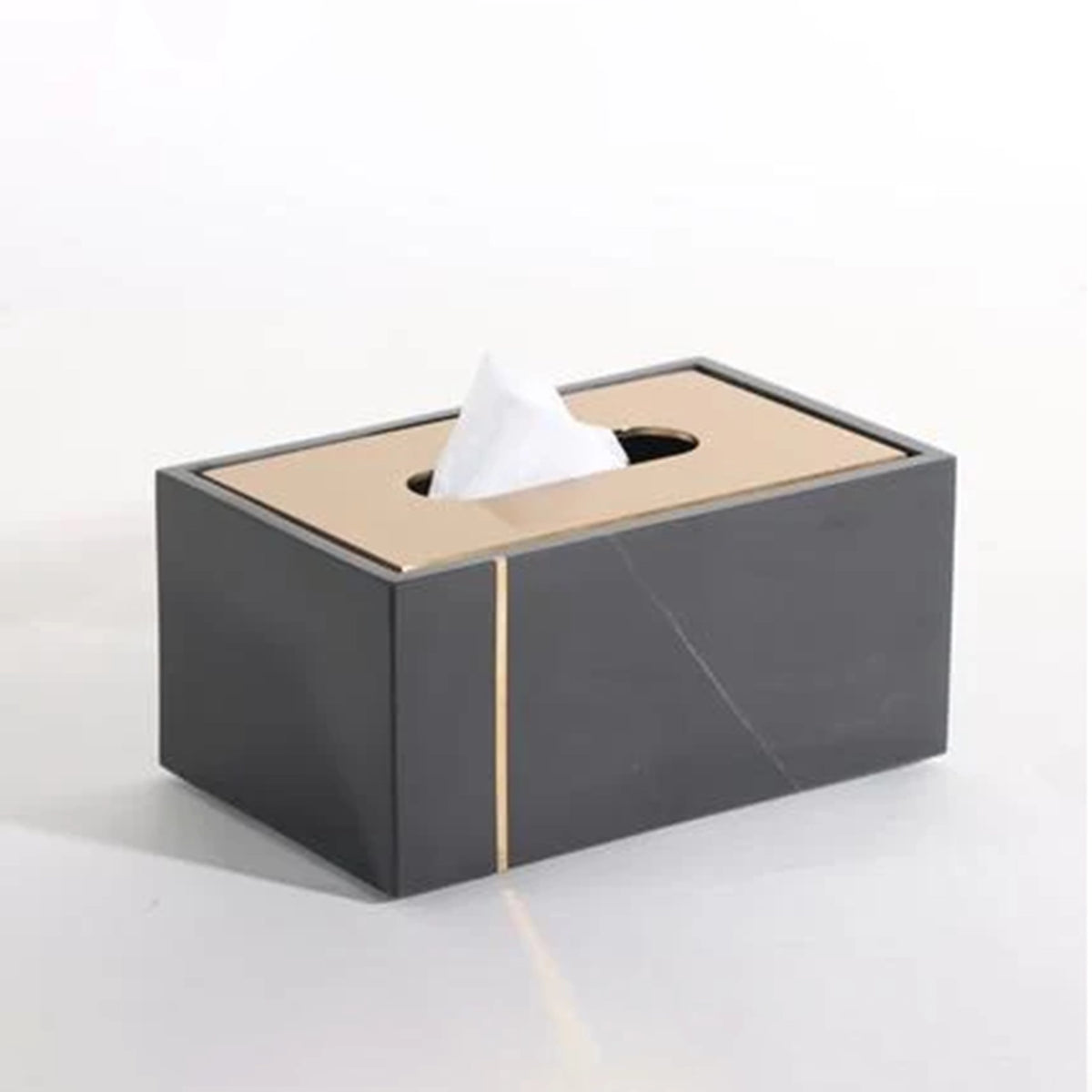 Marbel & Gold Tissue Box