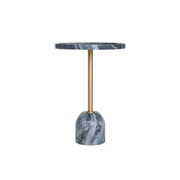 Marble Side Table Black