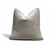 Neutral Luxe Textured Velvet Pillow
