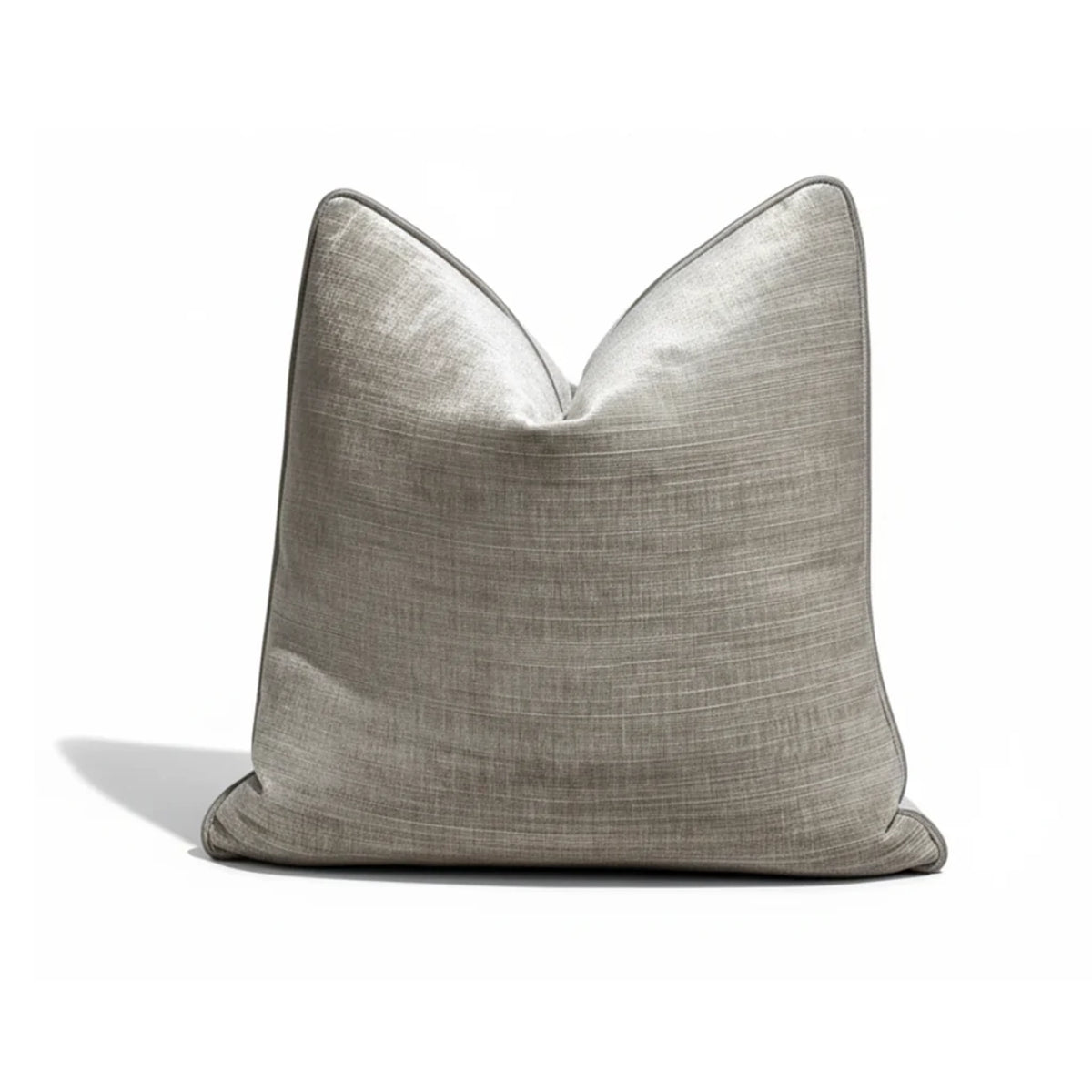 Neutral Luxe Textured Velvet Pillow