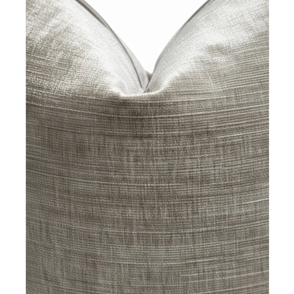 Neutral Luxe Textured Velvet Pillow