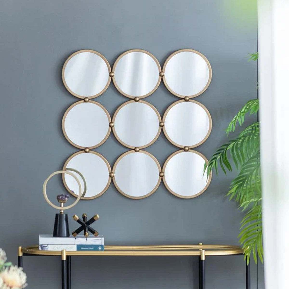 Ring Metal Wall Mirror