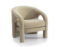 Amara Beige Arm Chair