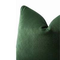 Royal Emerald Velvet Solid Pillow