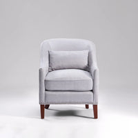 Silver Accent Chair