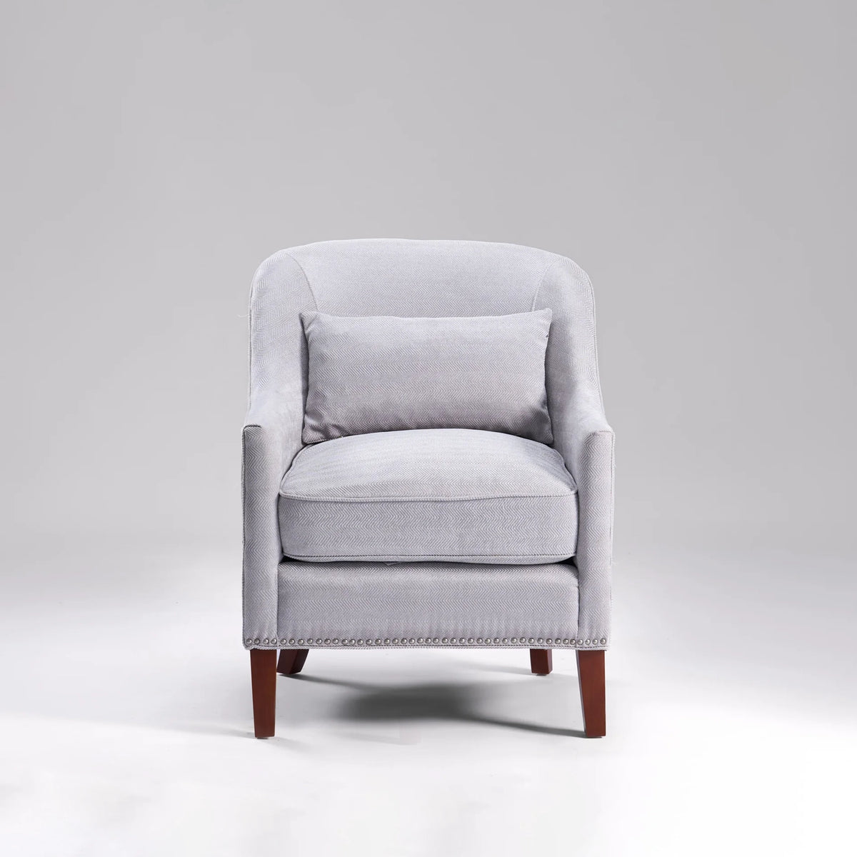 Silver Accent Chair