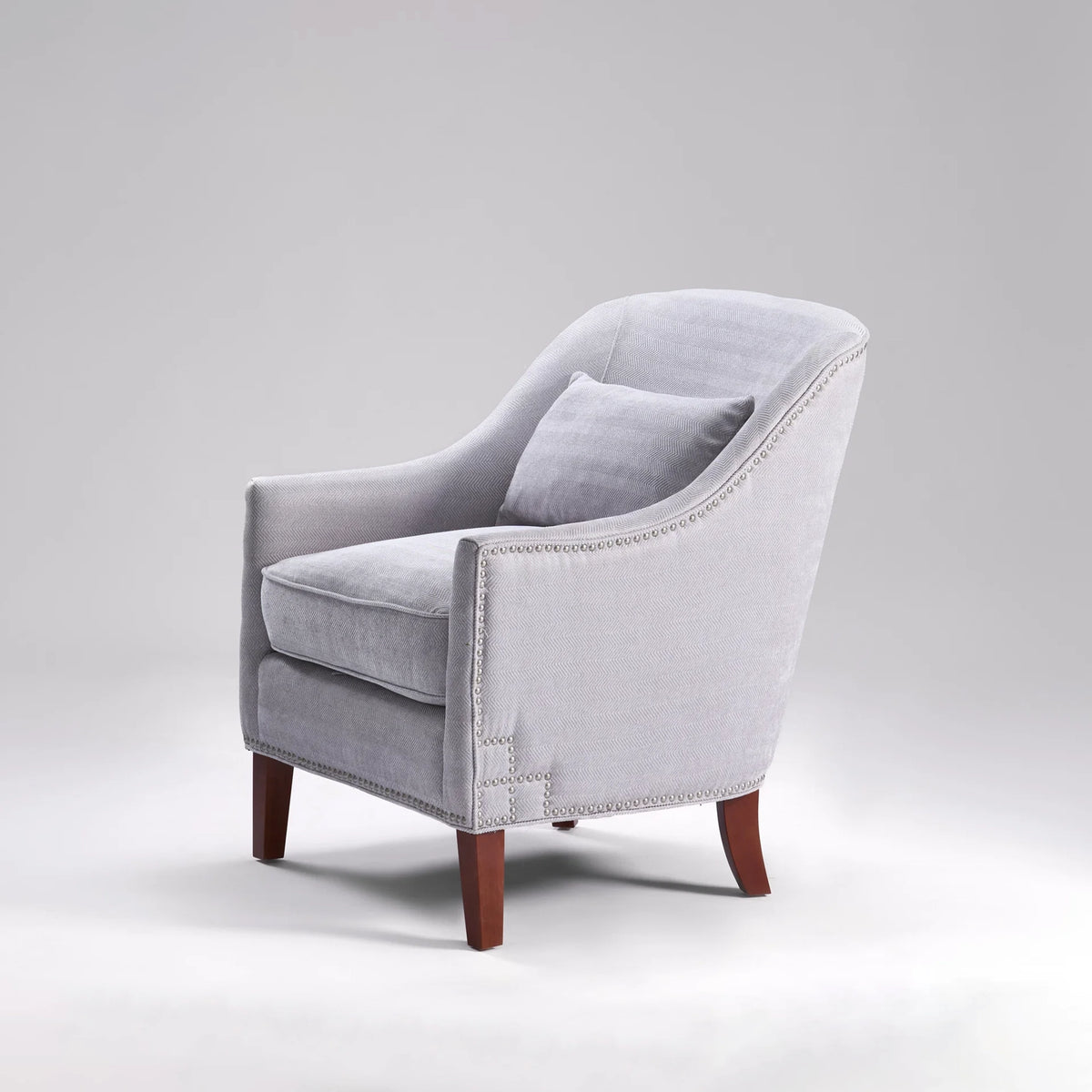 Silver Accent Chair