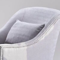 Silver Accent Chair