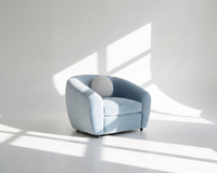 Beauty Sky Blue Armchair