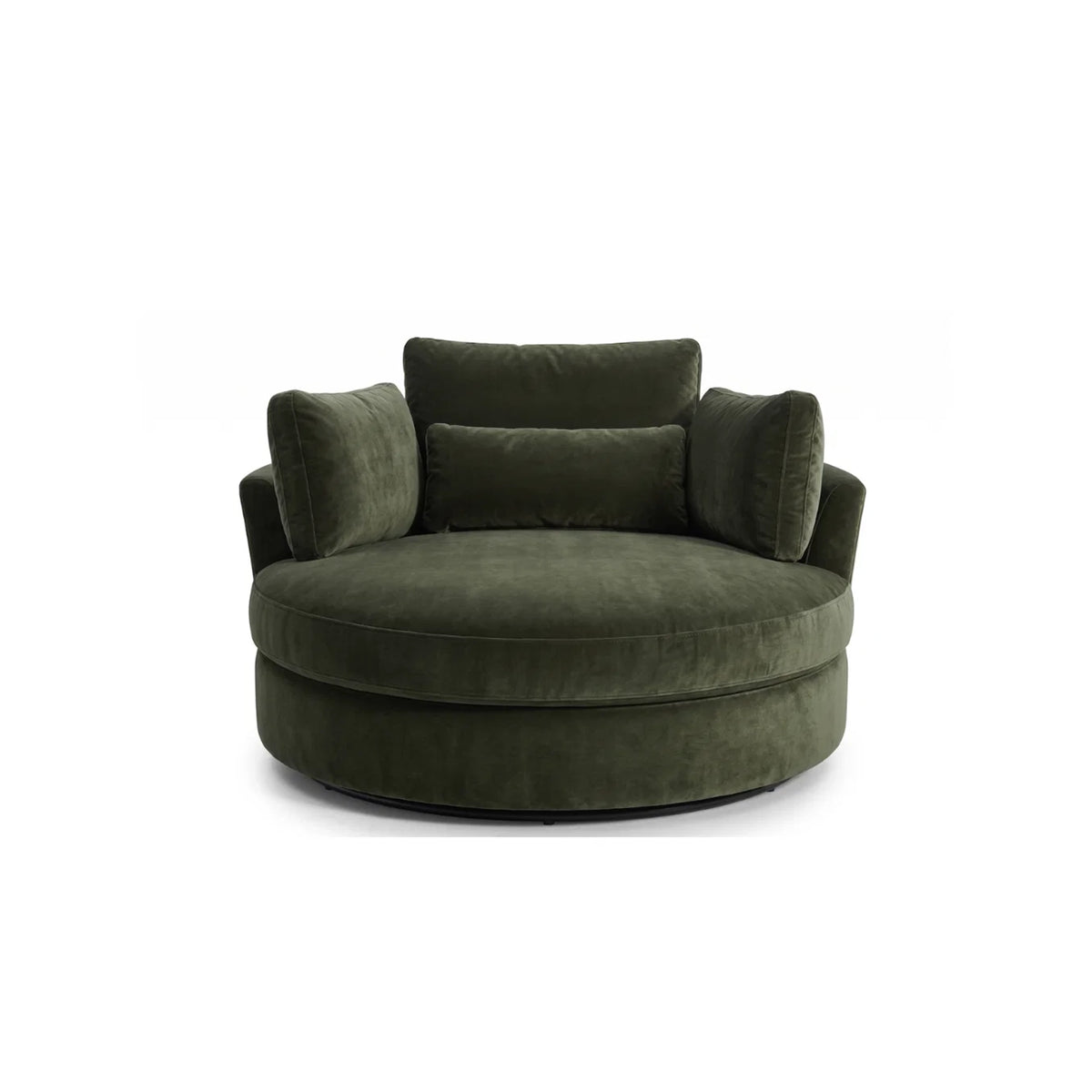Solo Swivel Chair - Olive Green