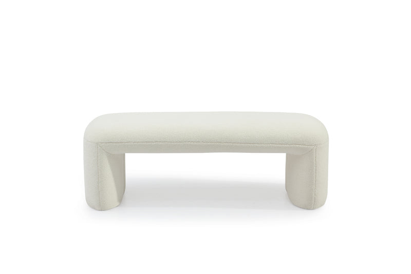 Teddy Bench - White Color