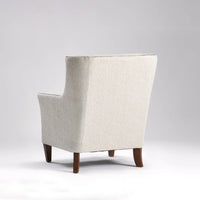 The Windsor Chair / Beige with Black Nailsheads