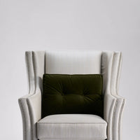 The Windsor Chair / Gray with Silver Nailsheads