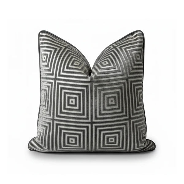 Tiffany Teal Geometric Throw Pillow