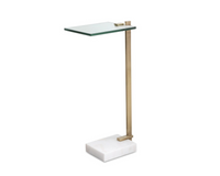 Butler Accent Table, White