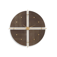 Walnut Elegance, Clock