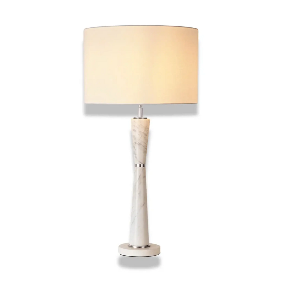 White Marble Table Lamp