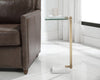 Butler Accent Table, White