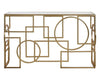 Metria Gold Console Table