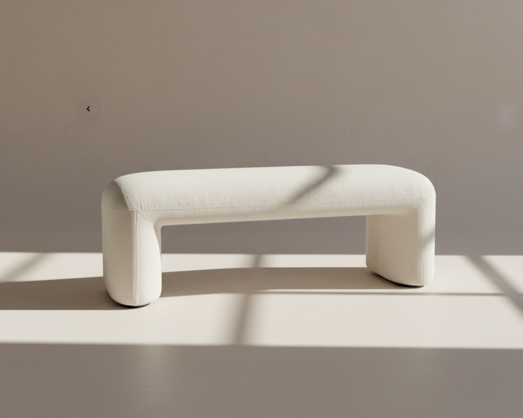 Teddy Bench - Ivory