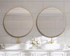 Gold Brushed Mirror