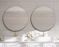 Gold Brushed Mirror