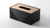 Geomatic Black Tissue Box