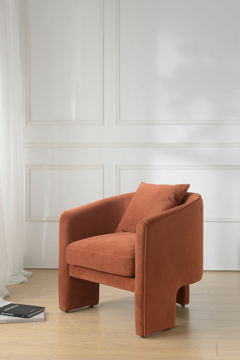 Kylie Arm Chair - Caramel Velvet