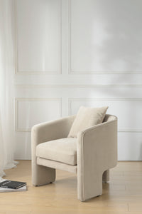 Kylie Arm Chair - Natural Beige